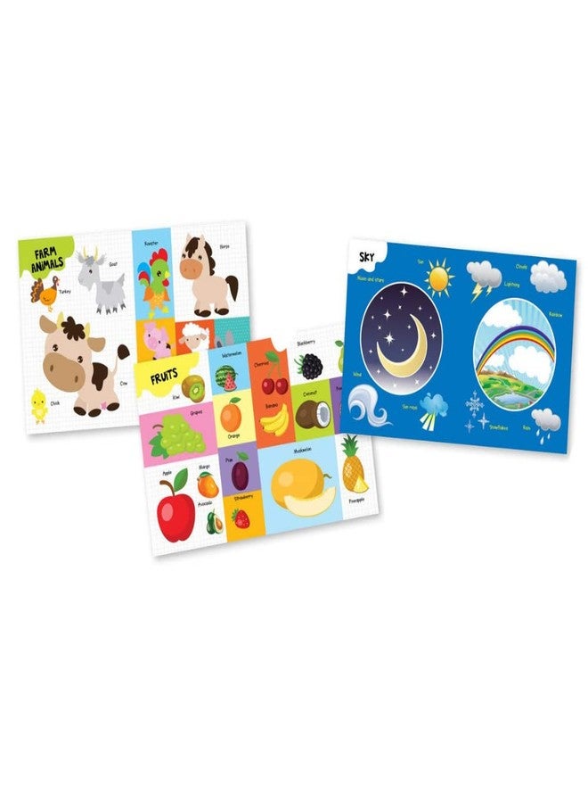 BRIJBASI Hello Friend Learn with Nature Picture Dictionary Learning Book with 20 Colourful Spreads - Farm Animal, Fruits and Sky, 4+ yrs Old - Image 4